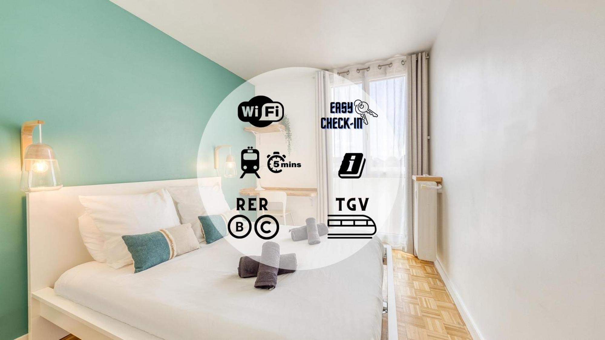Blue Dream - Rer B&C - Netflix / Disney+/ Easy Check-In Massy  Exteriér fotografie